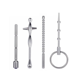 Dilator Stainless Steel Sound Rods Catheters (7 Outfit) Sounding Irritation Rod Urethral dilation horse eye stick male appliance - sextoysok