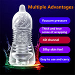 Male Masturbator Cup Pussy Pocket Sex Toys for Men Vacuum Vagina Nipple Sucking Cup Erotic TPE Silicone Soft Adult Sex Products - sextoysok