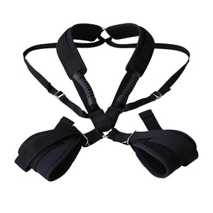 Male Shoulder Strap Sex Swing Leg Spreader Sex Toys For Couples High Quality Harness Love Bandage Back Insert Flirting SM Game - sextoysok