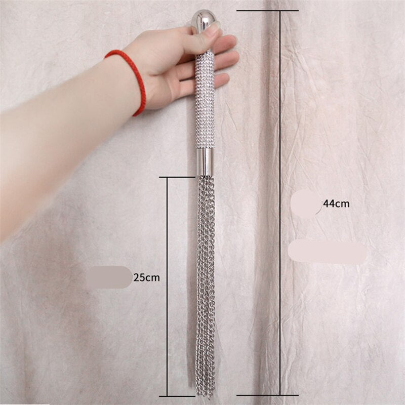 Bdsm Metal Chains Whip Flogger Ass Spanking Bondage Slave Adult Games For Couples Fetish Sex Toys For Women And Men XN0135 - sextoysok