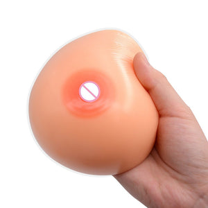 Yunman 1 Pair Self-adhesive Medical Silicone False Artificial Breasts Postoperative Crossdresser Pair Breasts Transvestite - sextoysok