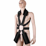 Sex slave harness Sex Toys for Couples Self Bandage restraints BDSM Shoulder Sex Swing Adult Binding Strap porno Sexual aid (Chocolate) - sextoysok