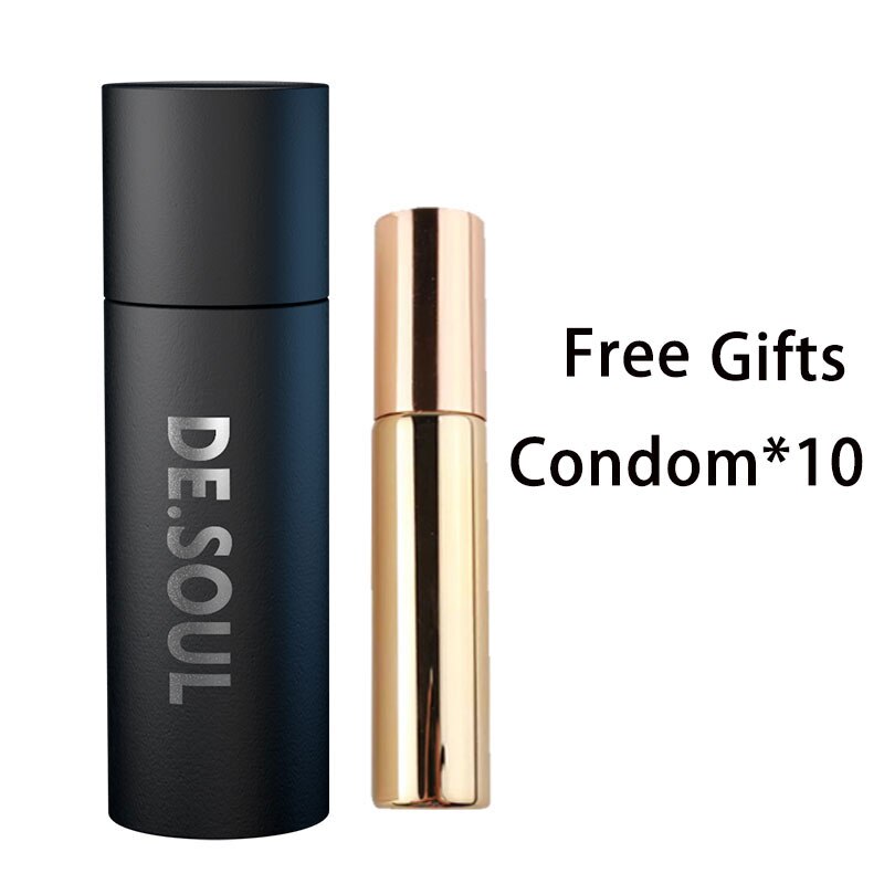 DE.SOUL 10 ML Erection Spray New Male Delay Spray Lasting 60 Minutes Sex Delay Products for Men Penis Enlargement Cream (Golden) - sextoysok