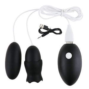Tongue Licking Jump Eggs Vibration Sex Toys of Women Vaginal Balls Adult Sex Products USB Charging Masturbation Women Sex Gift - sextoysok