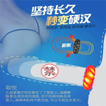 Men's appliances time-delay ring long battle gold hoop please - sextoysok