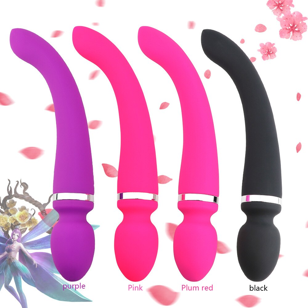 Sex Toy for Woman G Spot Massager Silica Gel Vibrator Double head Vibrator USB Charging Vibrator Female Sex Gift Products Game - sextoysok