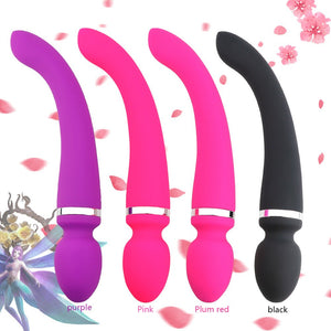 Sex Toy for Woman G Spot Massager Silica Gel Vibrator Double head Vibrator USB Charging Vibrator Female Sex Gift Products Game - sextoysok