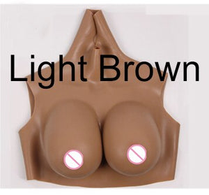 Eyung Silicone Breast Forms Realistic Fake Boobs Tits False Chest Crossdresser Transvestite Mastectomy Silicone Breast Plate - sextoysok