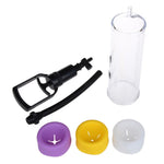 Dick pump with 3 color silicone sleeve, Effective penis enlargement pump, Erection penis extender phallosan penile pump sex toys - sextoysok