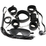 SM Sex Toys Adult Product 7 pcs / set Sex Games Props SM Bondage Restraint for Women Nylon Handcuffs Five Different Colors - sextoysok