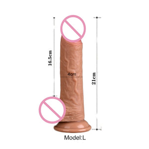 Huge Faloimitator Realistic Dildo Vibrator for Women Strapon Phallus Thick Silicone Penis With Suction Cup Sex Toys for Adults - sextoysok