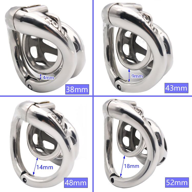CHASTE BIRD KIDDING ZONE 2020 New Metal Openable Ring Design Male Chastity Device Penis Ring Vent Hole Cock Cage Sex Toys - sextoysok