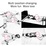 Handcuffs Sex Bandage Restraint Adult Games Bed Banding Straps Sex Restraint Fetish Kit Erotic Sex Swing for Couples Bdsm - sextoysok