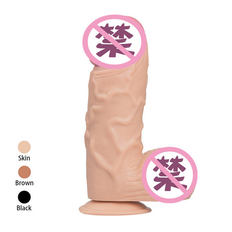 24.5*6.8cm Giant Huge Dildo Super Big Dick With Suction Cup Anal Butt Plug Large Dong Realistic Penis Sex Toys For Woman - sextoysok