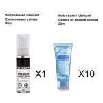 Sex Lubricant 25ml 10pcs Lubricants Water-based transprant Human body Sex Oil Vaginal Anal Gel Adults Sex Homosexual Lubricant - sextoysok