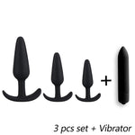 DOPAMONKEY black Silicone Butt Plug With 10 speed Vibrator Anal Plug Sex Toys For Woman Men Anal Dilator Adult sex for couples - sextoysok