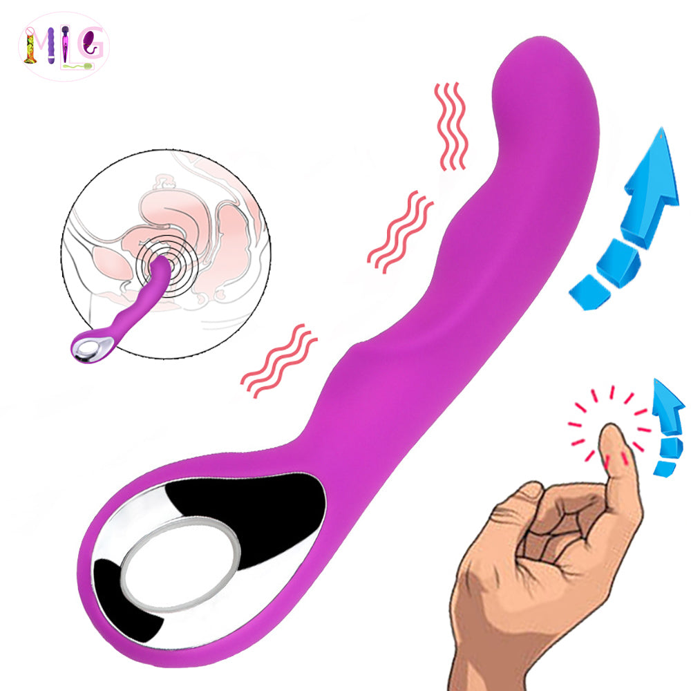 High Tide G-point Vibrator Rechargeable Female Masturbation Silicone AV Vibrator Stimulates Strong Shock Sex Toys - sextoysok