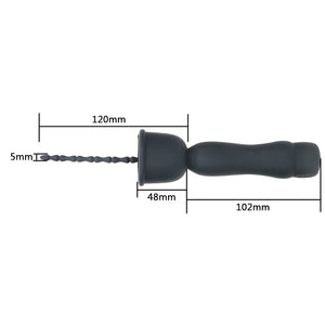 VATINE 16 Modes Vibrator Penis Plug Catheters Sounds Silicone Urethral Dilators Medical Themed Toys Sex Toys for Men - sextoysok