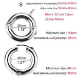 Cock Ring Penis Enlargement Metal Penis Ring Private Goods Ring Cock for Man Increase Penis Extender Intimate Penis Sleeve Dick - sextoysok