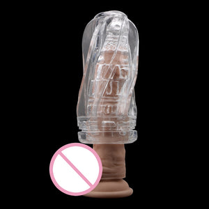 OLO Realistic Vagina Anal Male Masturbator Sex Toys for Men Soft Tight Pussy Aircraft Cup Adult Products Male Masturbation Cup - sextoysok