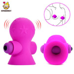 DOPAMONKEY Breast Nipple Vibration Super Suction Chest Stimulate Sex Toy For Women Breast Massage 10 Vibration Adult Sex Shop - sextoysok