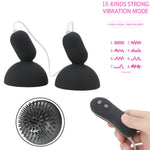IKOKY 16 Speed Nipple Sucker Vibrator Suction Cup Chest Masturbator Breast Pump Nipple Massager Enlargement Sex Toy for Woman - sextoysok