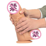 24.5*6.8cm Giant Huge Dildo Super Big Dick With Suction Cup Anal Butt Plug Large Dong Realistic Penis Sex Toys For Woman - sextoysok