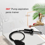 10 Modes Glans Ghost Exerciser Sex Toys for Men Masturbator Penis Enlargement Cock Trainer Penis Pump Vibrator Erotic Sex Toys (Black) - sextoysok
