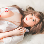 160cm Sex Doll for Men Adult Love Doll Vagina Lifelike Pussy Japanese Realistic Big Breast Sexy Doll Doll Porn Big Breast (Flesh) - sextoysok