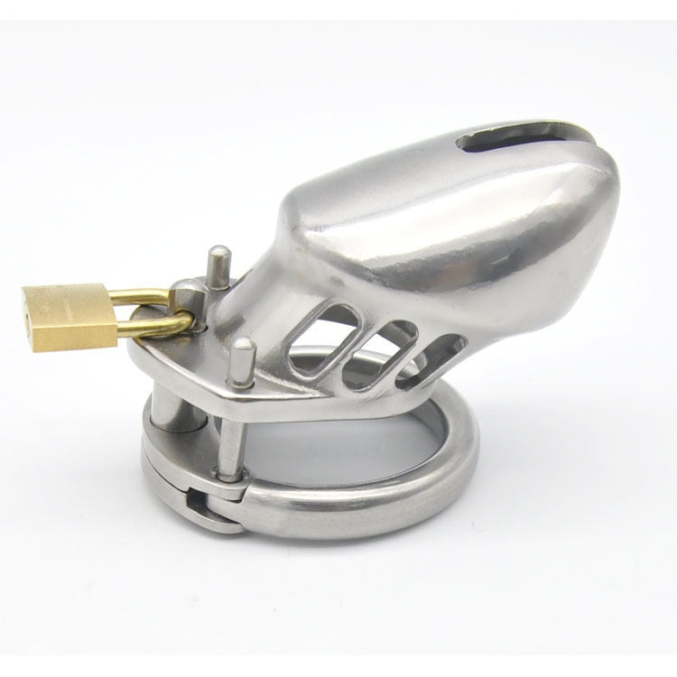 Free shipping!!!Male Chastity Device Cock Cage Real Stainless steel Small CB6000 S chastity Belt Drop shipping - sextoysok