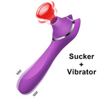 Clit Sucker Vagina Sucking Vibrator Sex Toy for Woman Clitoris Sucker Blowjob Oral Licking Nipple Sex Toys for Adults Couples - sextoysok