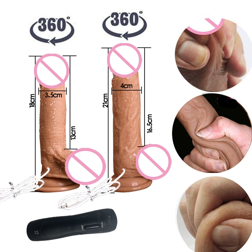 Big Strapon Realistic Dildo Vibrator Faloimitator Sex Toys For Adult Women Huge Dildos Phalos Suction Cup Penis Intimacy Phallus - sextoysok
