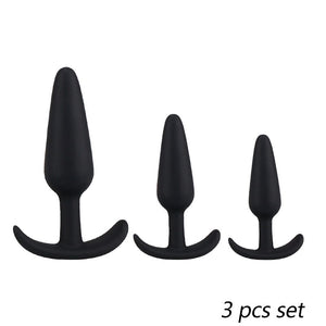 DOPAMONKEY black Silicone Butt Plug With 10 speed Vibrator Anal Plug Sex Toys For Woman Men Anal Dilator Adult sex for couples - sextoysok