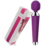 Powerful Clitoris Vibrators USB Recharge Magic Wand AV Vibrator Massager Sexual Wellness Erotic Sex Toys for Women Adult Product - sextoysok