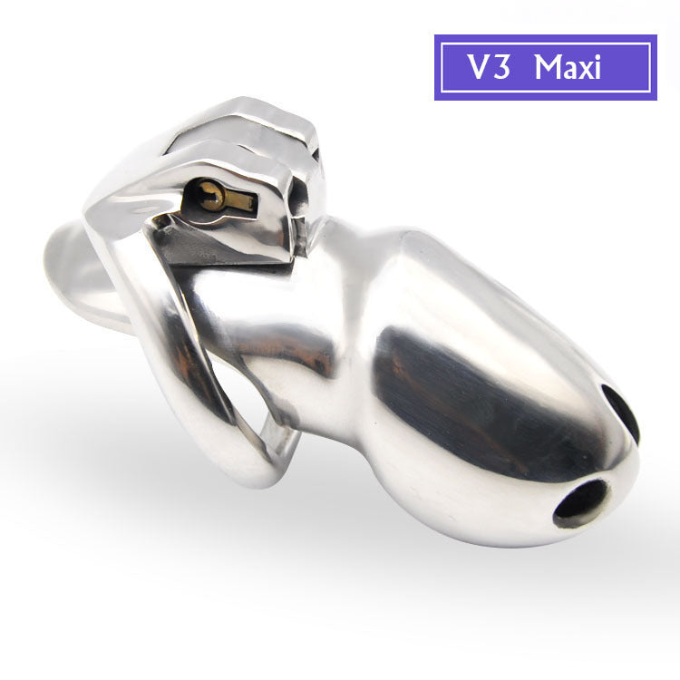 NEW ARRIVE Nice Design 316 Stainless Steel HT V3 Handmade Chastity Device A380-SS.. - sextoysok