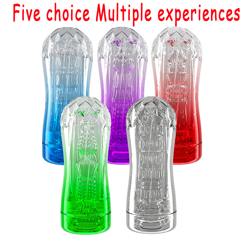 MRL Male Masturbator Cup Soft Pussy Sex Toys Transparent Vagina Adult Endurance Exercise Sex Products Vacuum Pocket Cup for Men - sextoysok