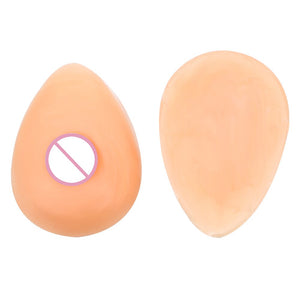 IKOKY 1 Pair Sex Toy Simulation Breast 36A A B C 36D Silicone Artificial Adhesive Breast Masturbation Toy for Crossdresser - sextoysok