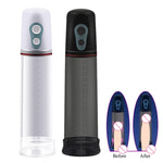 USB Electric Penis Pump Vibrator Electronic USB Rechargeable Male Vacuum Pump Penis Enlargement Automatic Pump sex Toys - sextoysok