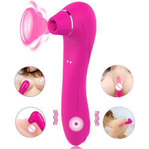 Clit Sucker Vagina Sucking Vibrator Sex Toy for Woman Clitoris Sucker Blowjob Oral Licking Nipple Sex Toys for Adults Couples - sextoysok