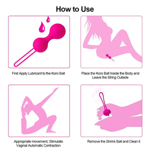 Vaginal Geisha Ball Sex Toys for Women Safe Silicone Smart Ball Kegel Ball Ben Wa Ball Vagina Tighten Exercise Machine - sextoysok