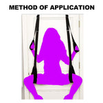 Sex Erotic Toys shop tool for Couples Sex Swing Soft Sex Furniture Fetish Bandage Love Adult game Chairs Hanging Door Swing - sextoysok