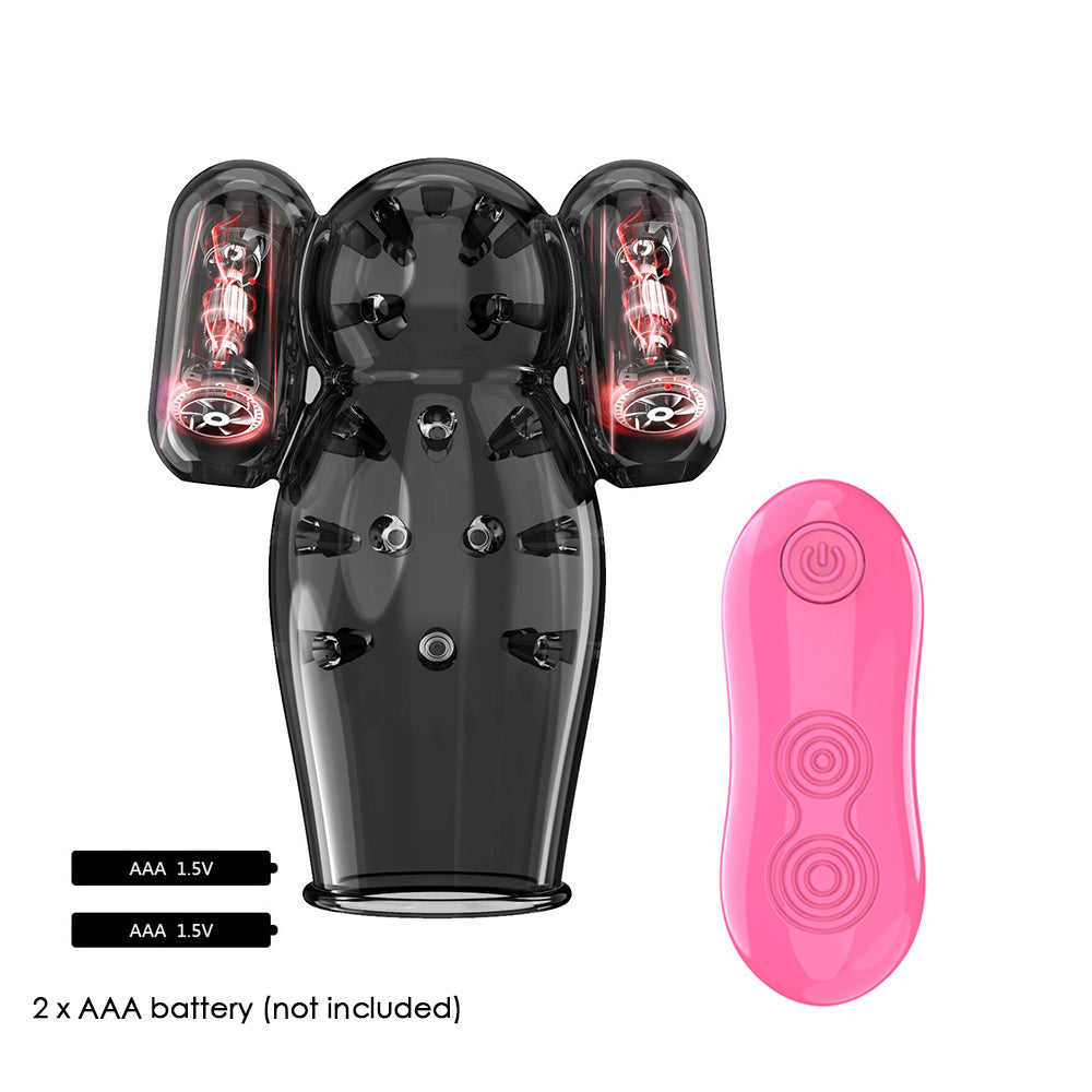 12 Speeds Penis Vibrator Penis Massager Trainer Glans Vibrator Men Sex Toys Enhancement Delay Lasting Erection Male Masturbation - sextoysok