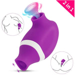 Clit Sucker Vagina Sucking Vibrator Sex Toy for Woman Clitoris Sucker Blowjob Oral Licking Nipple Sex Toys for Adults Couples - sextoysok