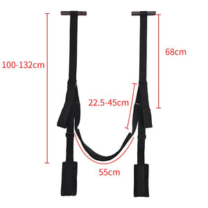Sex Swing SM Bondage Restrain Erotic Sex Toys for couples Hanging Door Tied Furniture Rope Fetish Flirting Bdsm Slut sex tools (Black) - sextoysok