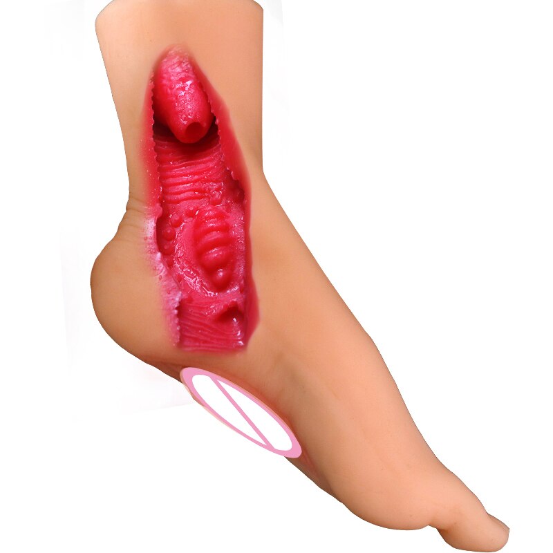 Male masturbation soft gel new male model feet can be inserted into the vagina realistic silicone realistic soft model feet - sextoysok