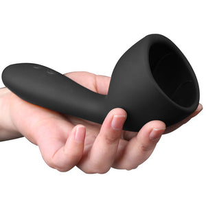 Tongue Licking Nipple Sucking Vibrator Clitoral Stimulation Blowjob Male Masturbator Oral Sex simulator sex toys for couples (Black) - sextoysok