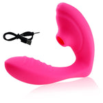 Vagina Sucking Vibrator 10 Speeds Vibrating Sucker Oral Sex Suction Clitoris Stimulator Erotic Sex Toy for Women Sexual Wellness - sextoysok