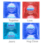 Durex 32Pcs/Pack Sensation Value 4in1 Ultra Thin Sexy Lubricated Condoms Sex Toys Condom for men Vanilla Flavor - sextoysok