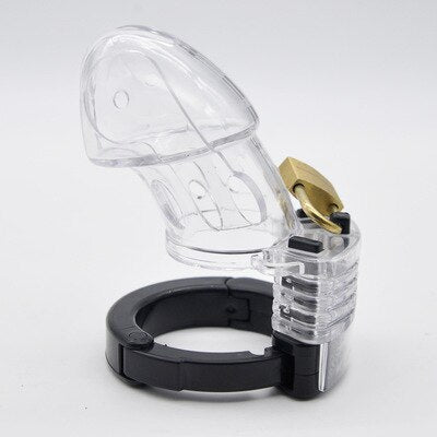 Plastic Male Chastity Device Adjustable Cuff Ring Male Multifunction Chastity Lock Bondage Belt Virginity Cock Adult Sex - sextoysok