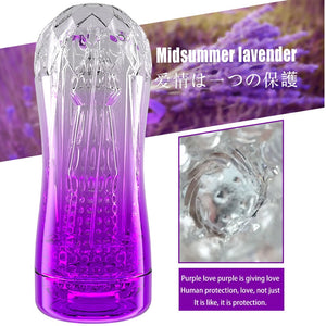 MRL Male Masturbator Cup Soft Pussy Sex Toys Transparent Vagina Adult Endurance Exercise Sex Products Vacuum Pocket Cup for Men - sextoysok